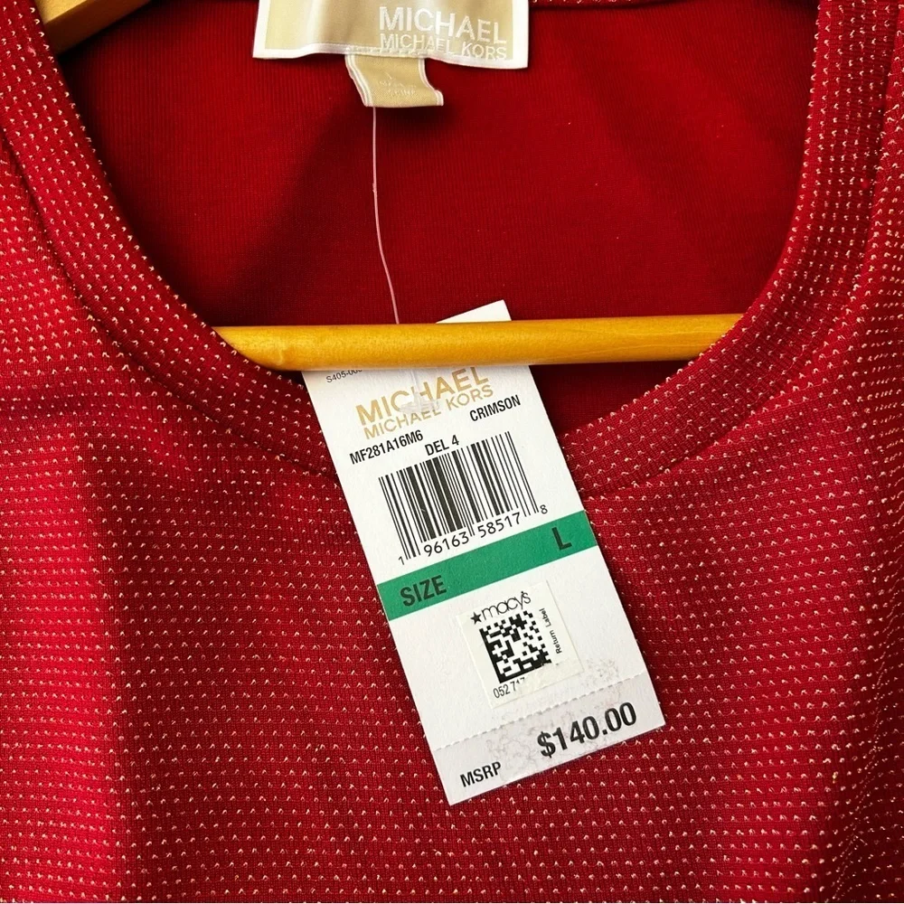 NWT MICHAEL KORS Sparkly Red Dress